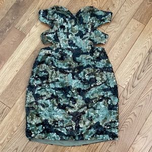 Lafemme sequined formal dress
